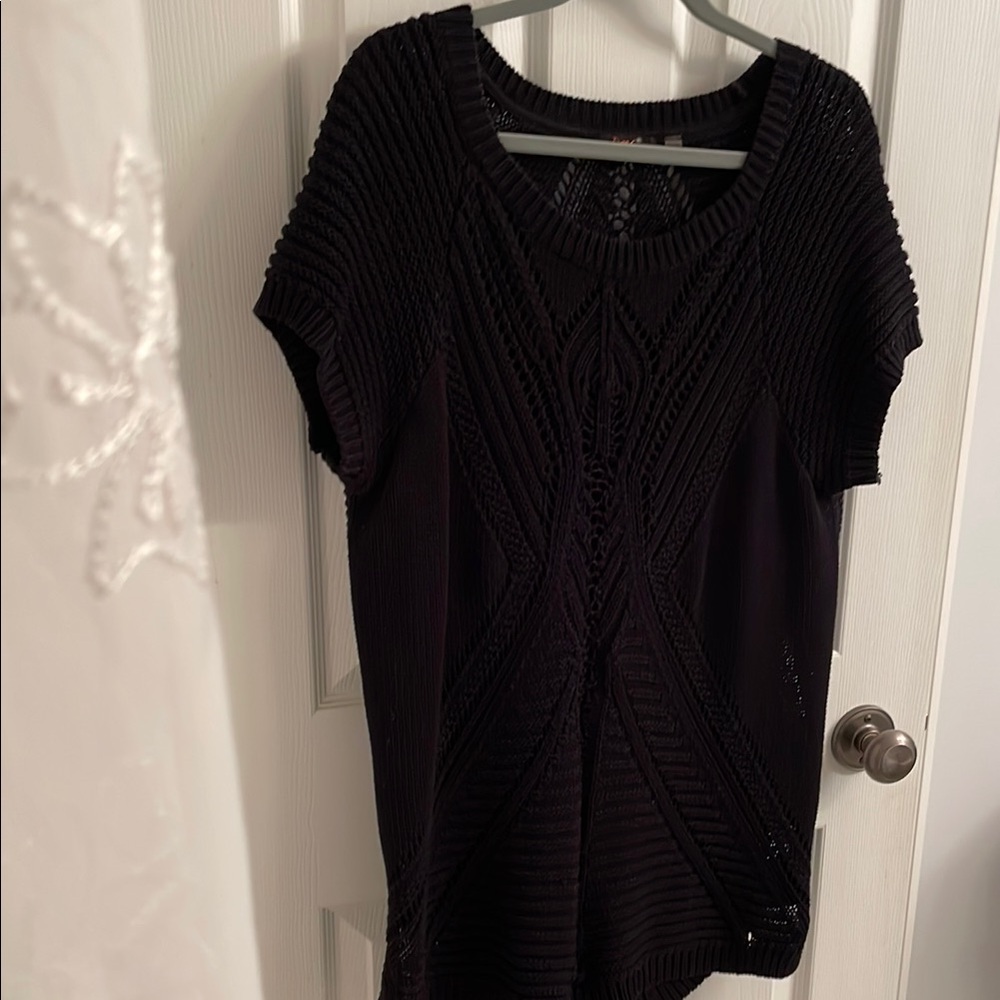Elegant Black Knit Top